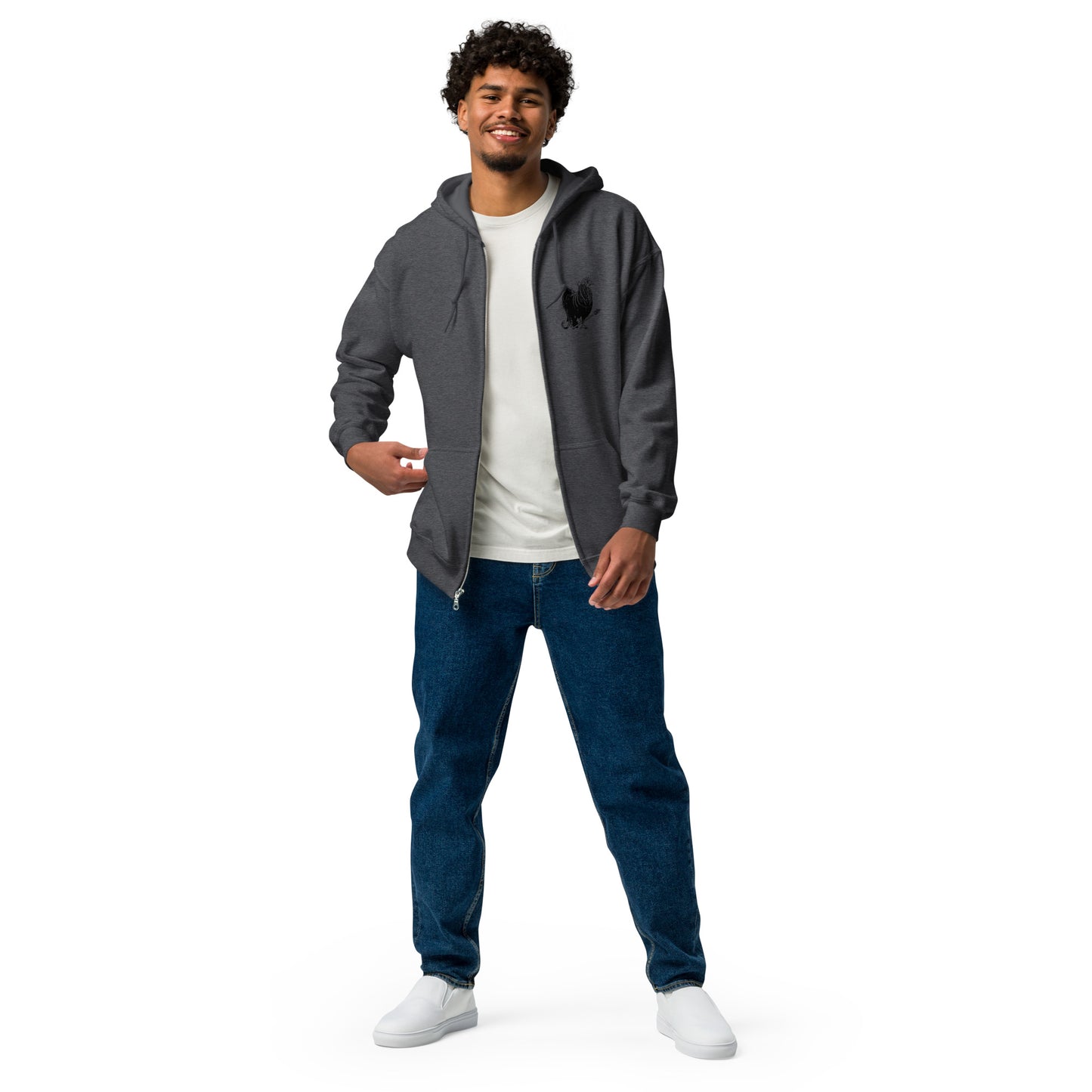 Callow Rebirth - Unisex heavy blend zip hoodie